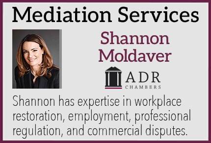 Mediation services from Shannon Moldaver